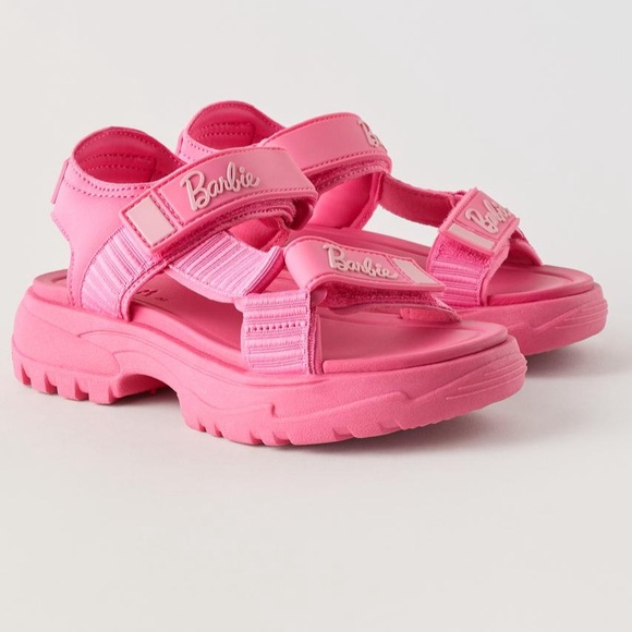 ZARA BARBIE technical chunky sole sandals - Picture 7 of 15